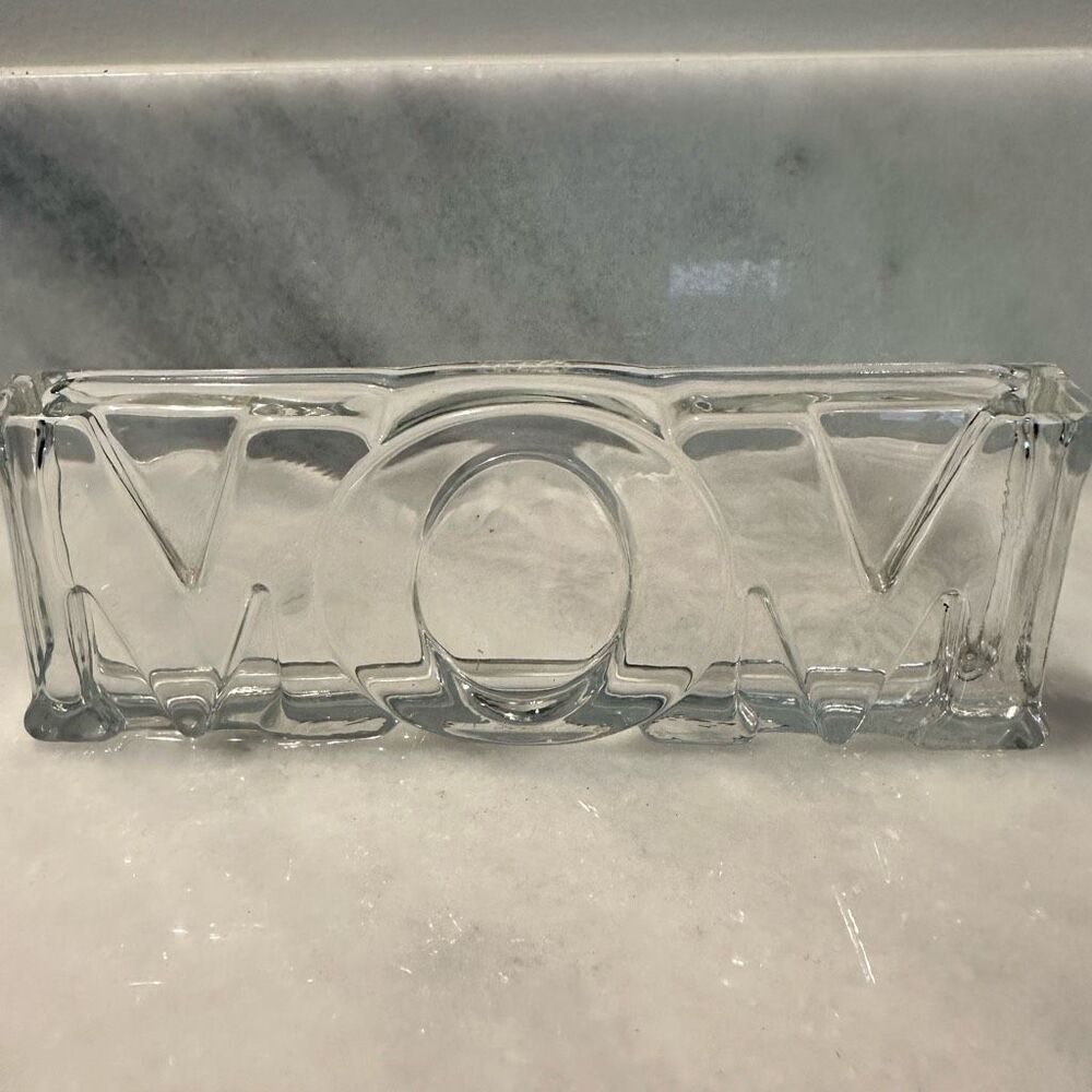 Vintage 1983 Avon Glass Paperweight MOM